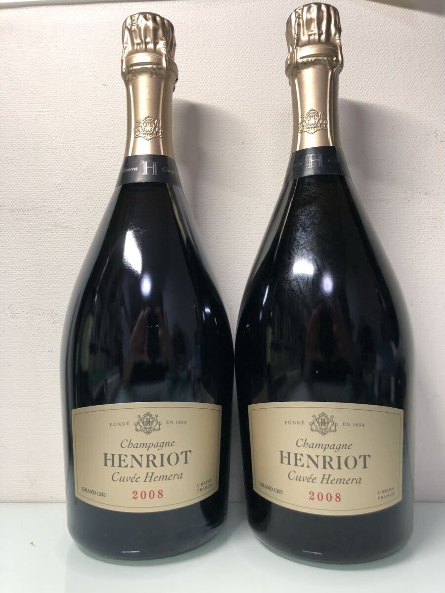 **2本セット** 2008 アンリオ キュヴェ エメラ 750ml拍卖