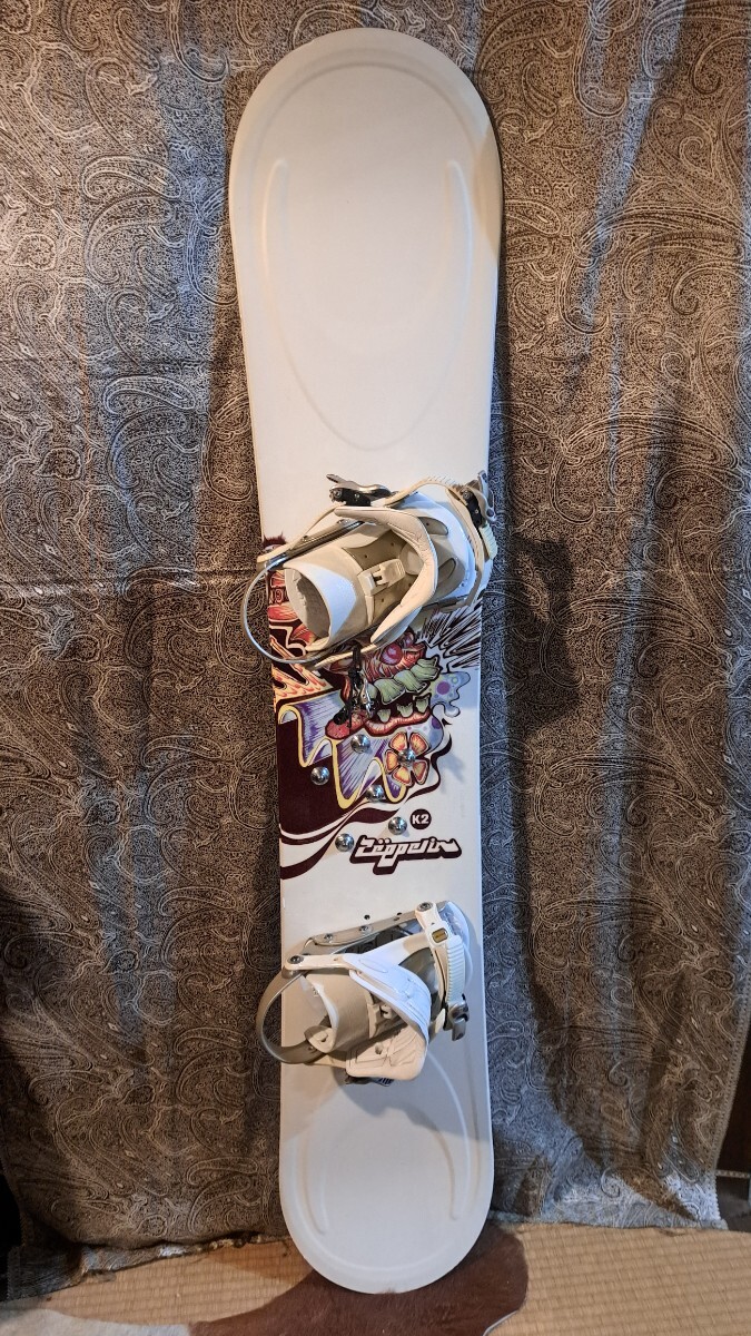 『K2』ケーツー スノーボード『K2 Zeppelin 147 Snowboard』 147㎝ ホード板 + RIDEバインディング + ボードケース 3点セット拍卖