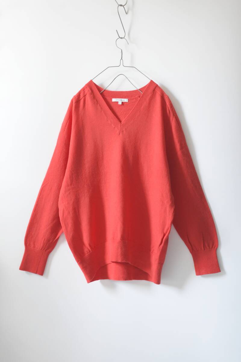 23区:ウールカシミヤ Vネックニット/洗える/ニジュウサンク/サイズ38拍卖