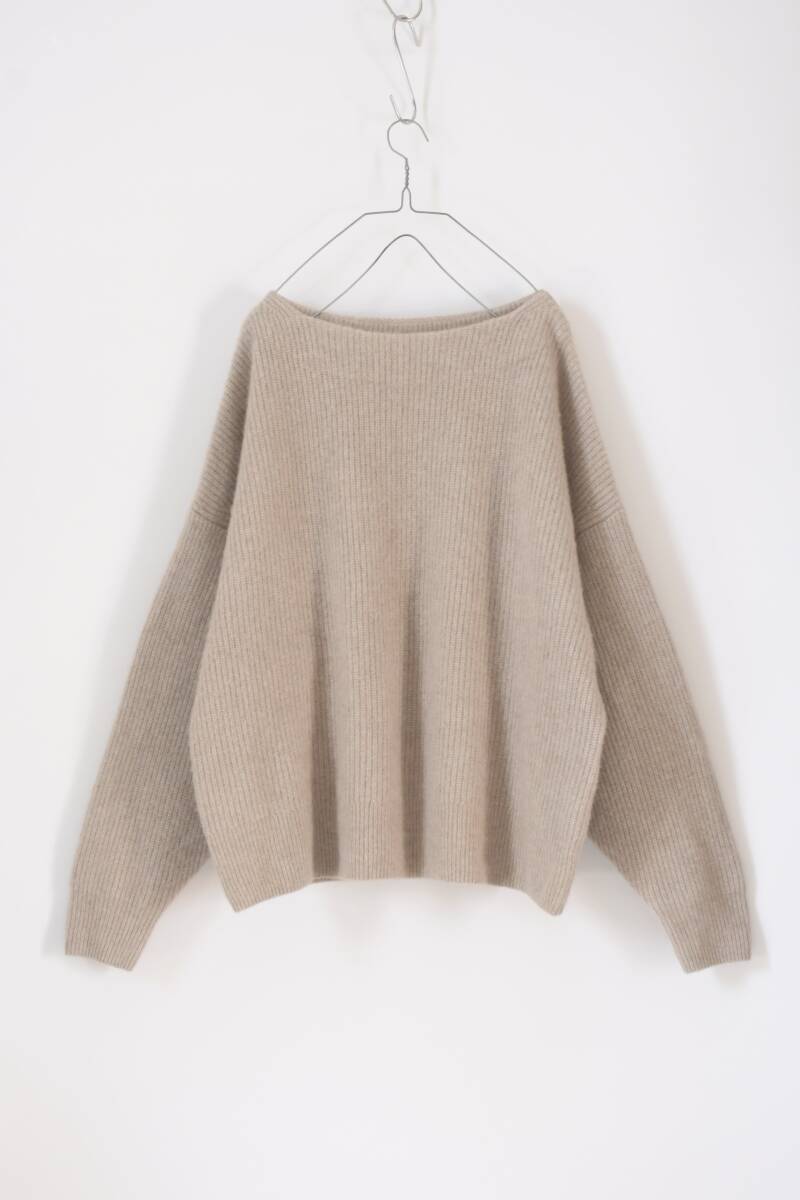 Theory:オーバーサイズラクーンニット/BN OVERSIZED/RACCOON BRUSHED/手洗い可/セオリー/サイズS拍卖