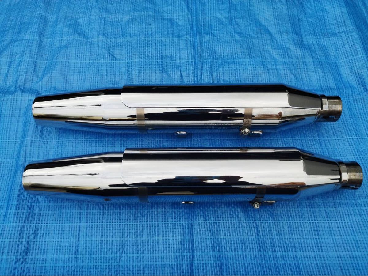 ハーレー スポーツスター純正 マフラーサイレンサー XL883 XL1200アイアン フォーティエイト 64900163拍卖