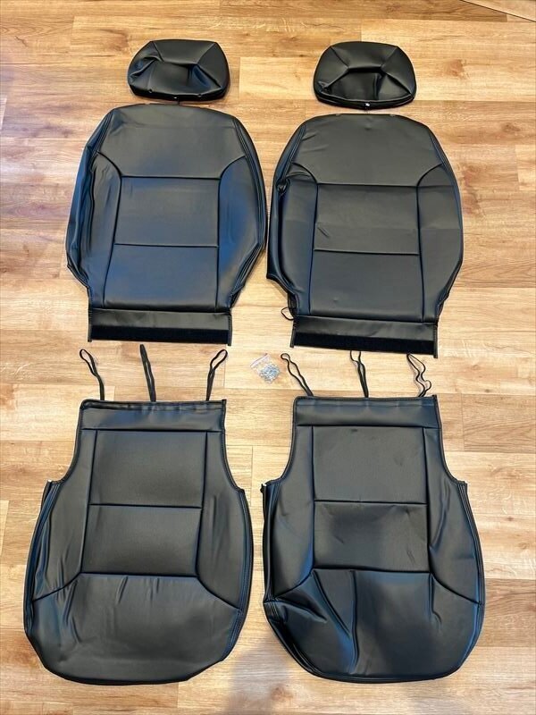 ジムニー JB23W (H10/10~H12/5) シートカバー ヘッドドーナツ状 防水 難燃性 即納 送料無料 沖縄発送不可拍卖