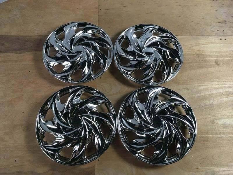 ダイハツ ムーヴ (クローム) 13インチ その他デザイン ホイールカバー 4枚 1ヶ月保証付 ホイールキャップ 即納 送料無料 沖縄不可拍卖