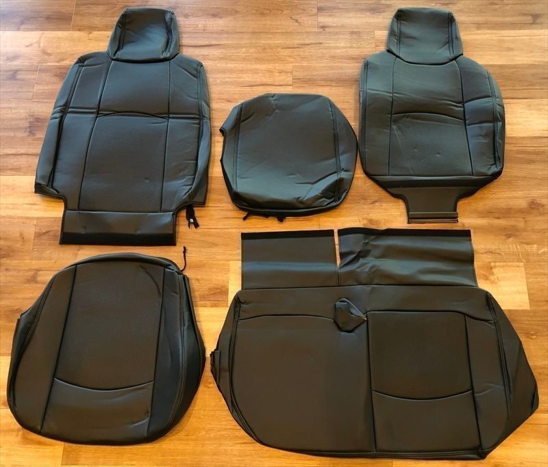 デュトロ 標準キャブ 200系 1t~1.75t (R3/8~) シートカバー ヘッド一体型 助手席・中央席背もたれ分割 日野 即納 送料無料 沖縄発送不可拍卖