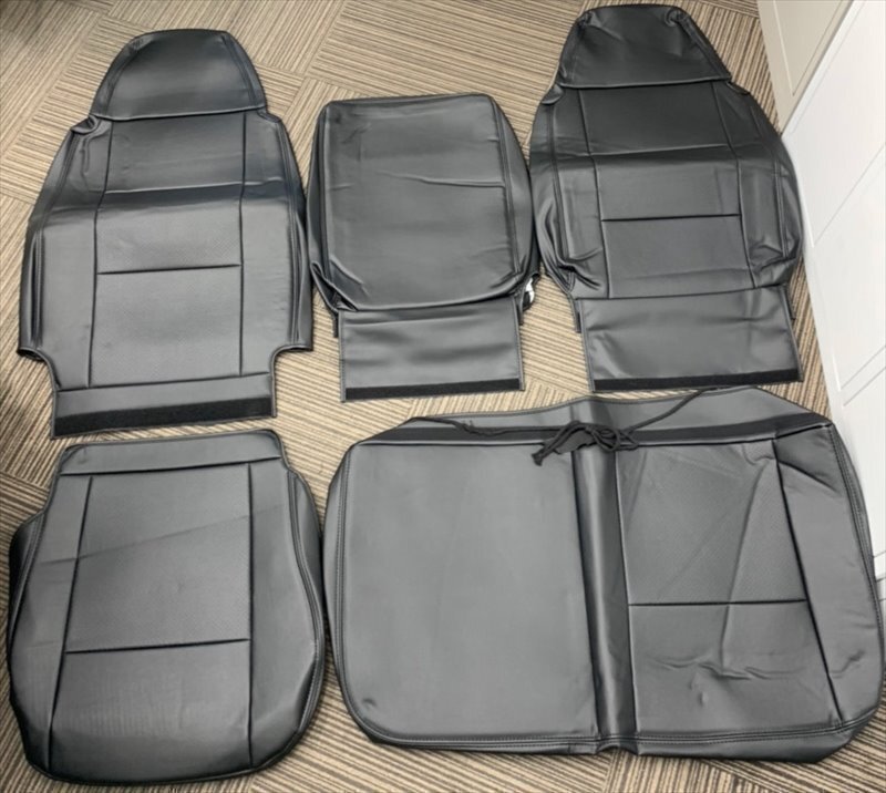 デュトロ 1型 ワイドキャブ 300~500系 (H11/05~H23/06) シートカバー フロント ヘッドレスト一体型 日野 即納 送料無料 沖縄発送不可拍卖