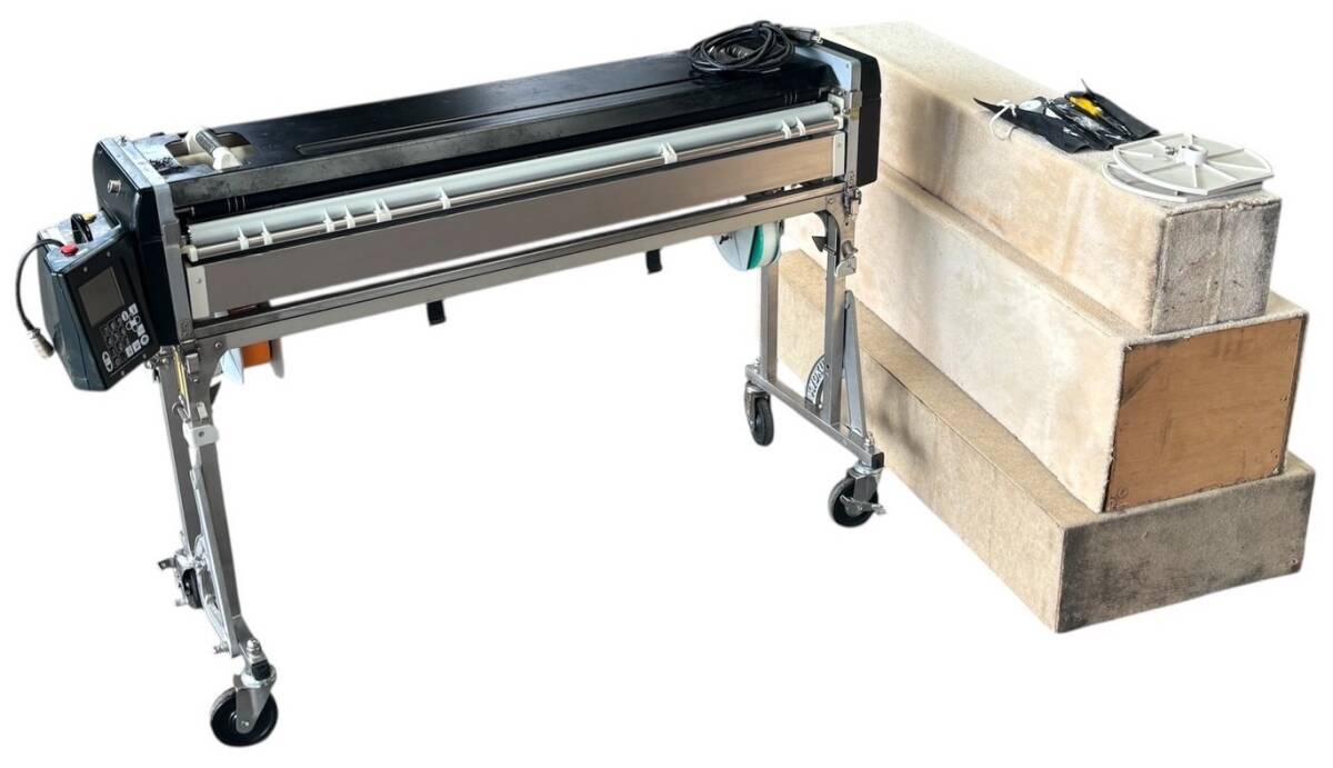 静)動画有/収納箱付き★KYOKUTO 極東産機 自動壁紙糊付機 Prime-Revo NEWスリッターSC ※100V 50/60Hz クロス 領収OK h1102-1拍卖