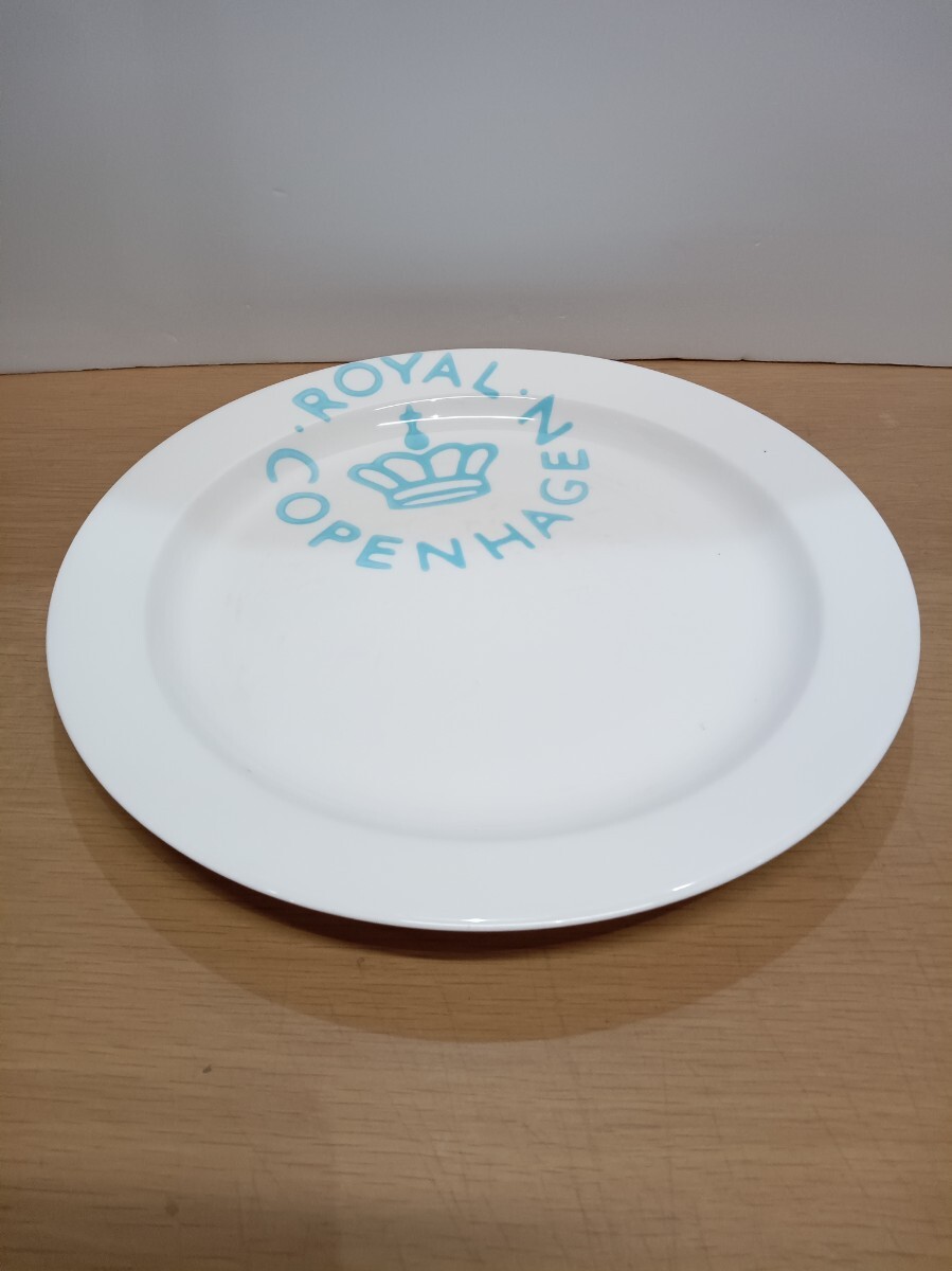 ROYAL COPENHAGEN ニューシグネチャー プレート 26cm ロイヤルコペンハーゲン ブルー お皿 中古保管品拍卖