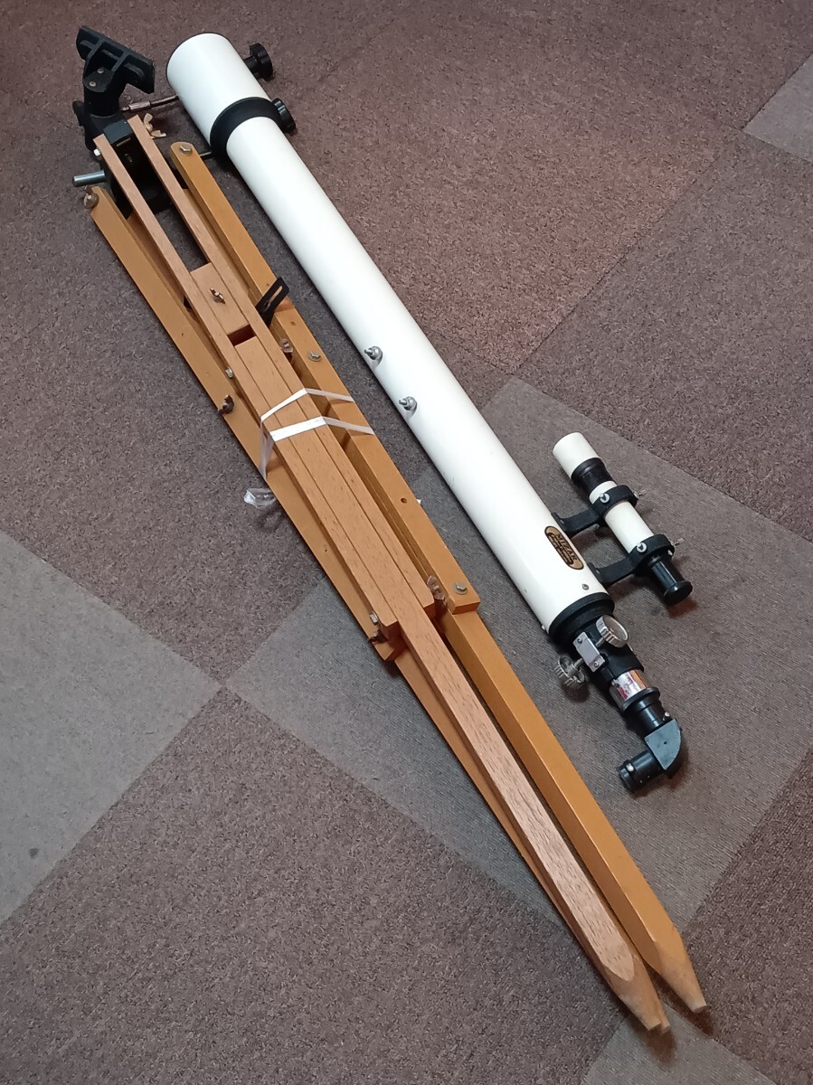 MIZAR 中古 天体望遠鏡 D=68mm F=1000mm 木製 三脚 現状品 ミザール拍卖
