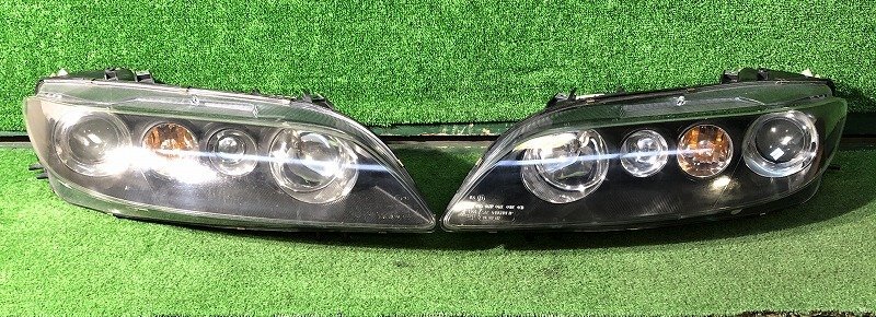 ☆マツダスピード アテンザ GG3P HIDヘッドライトセット ヘッドランプ GY3W ジャンク品 現状品 点灯未確認 送料サイズ【B】拍卖