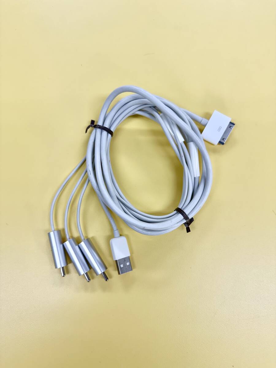 Apple Composite AV Cable アップル コンポジット AV ケーブル【中古】拍卖