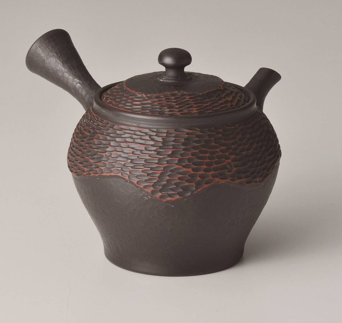 常滑焼! 益規 ☆黒カット茶注☆ Y33 新品 急須 茶器 お茶 煎茶 深蒸し ほうじ茶 ポット ギフト拍卖