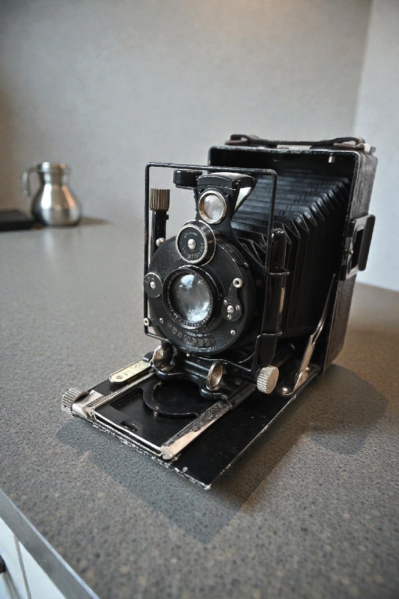 ○Voigtlnder/フォクトレンダー 蛇腹カメラ フォールディングカメラ Anastigmat Skopar 10.5cm f/4.5 古道具のgplus広島2511k拍卖