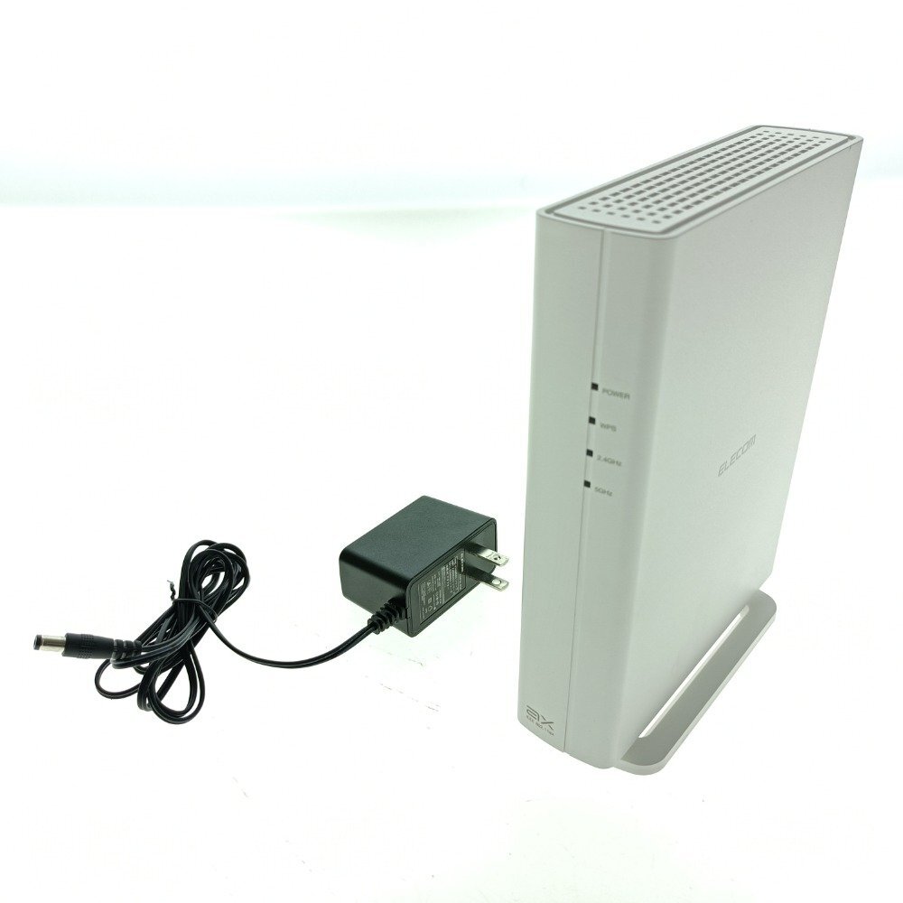 ELECOM エレコム 無線LAN中継機 WTC-X3000GS-W ホワイト 5Gホームルーター Wi-Fi 6 11ax 2402+574Mbps 据置き型 PC周辺機器 中古拍卖