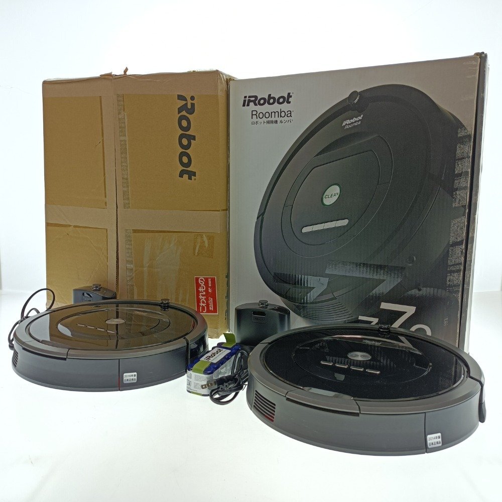 iRobot アイロボット ルンバ Roomba 880 2点セット ロボット掃除機 AERO FORCE 搭載 ゴミセンサー 家電 まとめ売り ジャンク 中古拍卖
