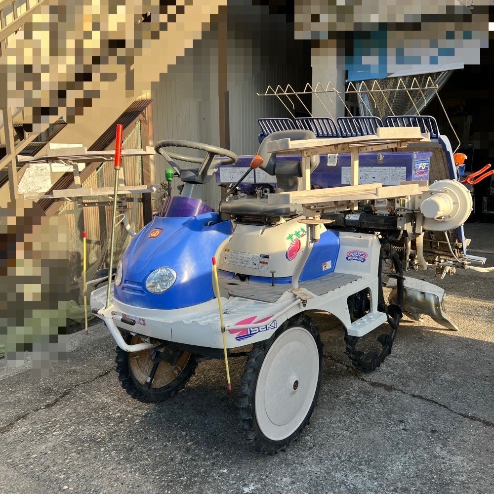 ☆名古屋直接引取限定☆ 一発始動! ISEKI イセキ 乗用 田植え機 4条植え さなえ PQ4-DUF 8.8PS 施肥機 説明書付き ジャンク 中古拍卖