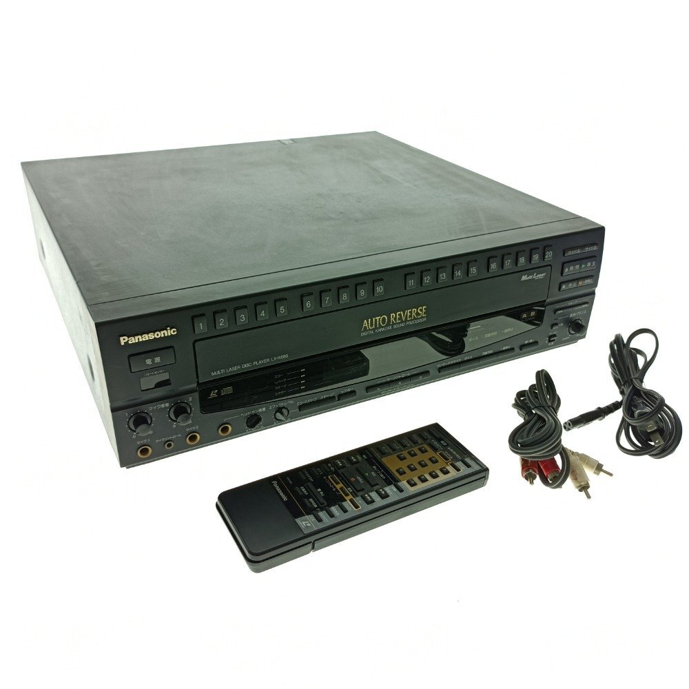 Panasonic パナソニック レーザーディスクプレーヤー LX-K680 LD MULTI LASER KARAOKE カラオケ レトロ オーディオ ジャンク 中古拍卖
