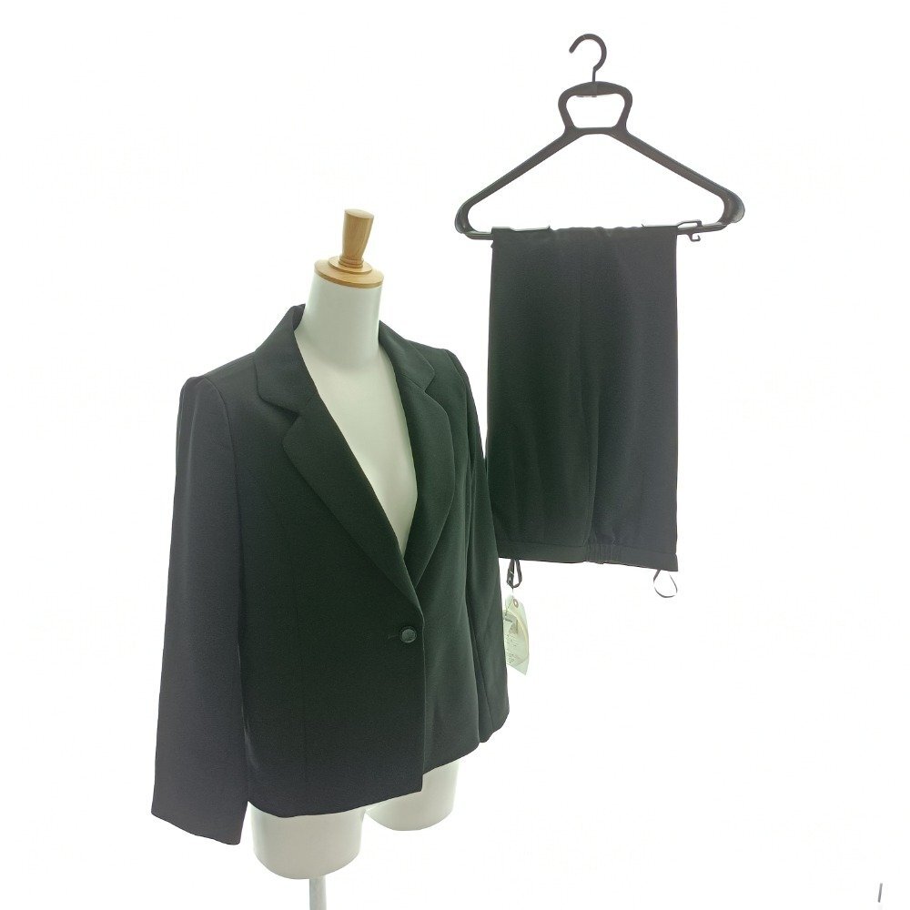 保管品 Chloe クロエ ブラックフォーマルスーツ 9AR 70-93 レディース ジャケット パンツ 上下セットアップ 冠婚葬祭 PE 衣類 中古拍卖