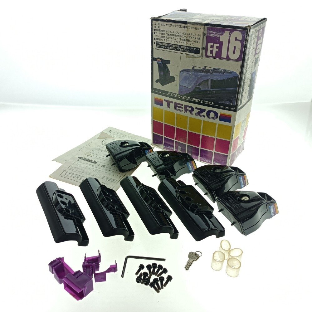 TERZO テルッツォ ホンダ ステップワゴン専用 ルーフラック フットセット EF16 自動車用 ベースキャリア カーアクセサリー 中古拍卖