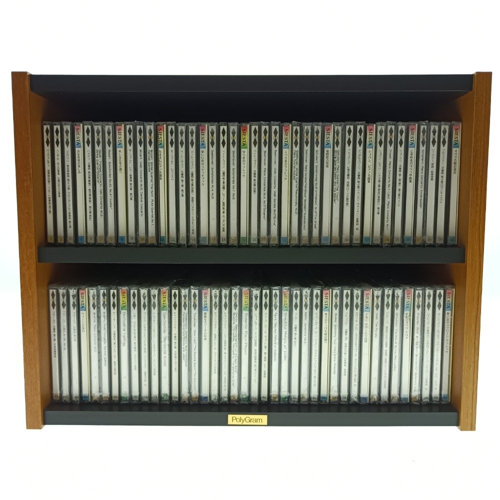 Poly Gram SIESTA クラシック音楽CD ベートーヴェン ショパン モーツァルト ブラームス等 未開封 欠品有 ラック付 まとめ売 中古拍卖