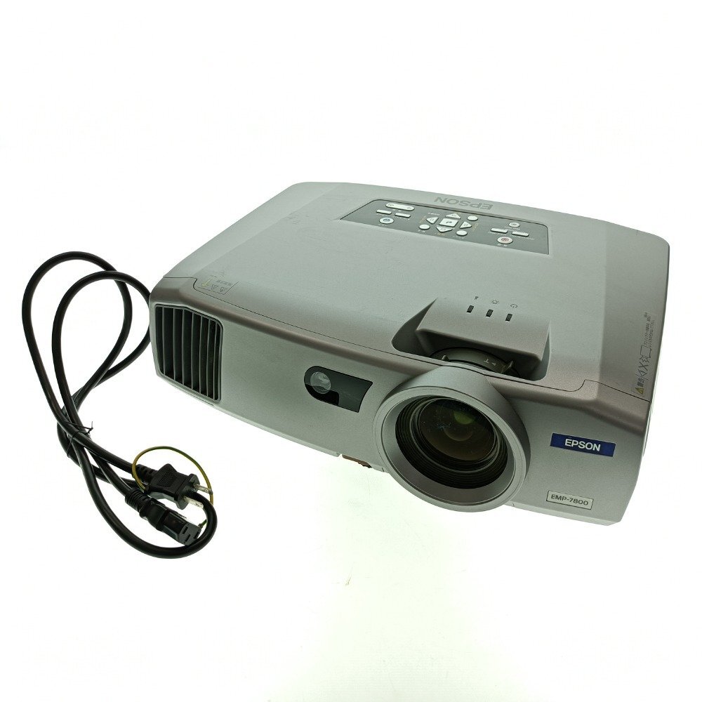 EPSON エプソン LCD PROJECTOR プロジェクター EMP7800 本体のみ 3500ANSI ルーメン 700:1 XGA 1024×768 映像機器 ジャンク 中古拍卖