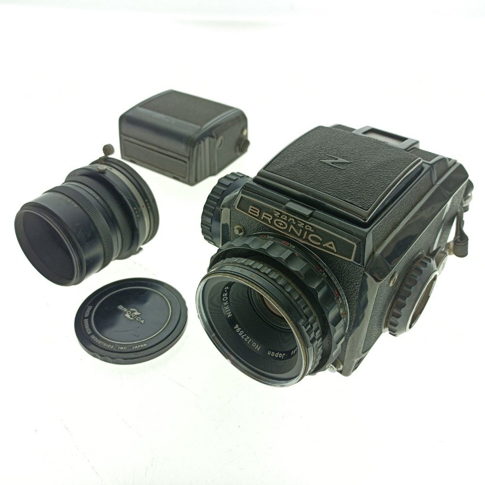 希少 Bronica ブロニカ zenza ゼンザ Z 中判カメラ レンズ NIKKOR-P 1:2.8 f=75mm レトロ アンティーク 光学機器 ジャンク 中古拍卖