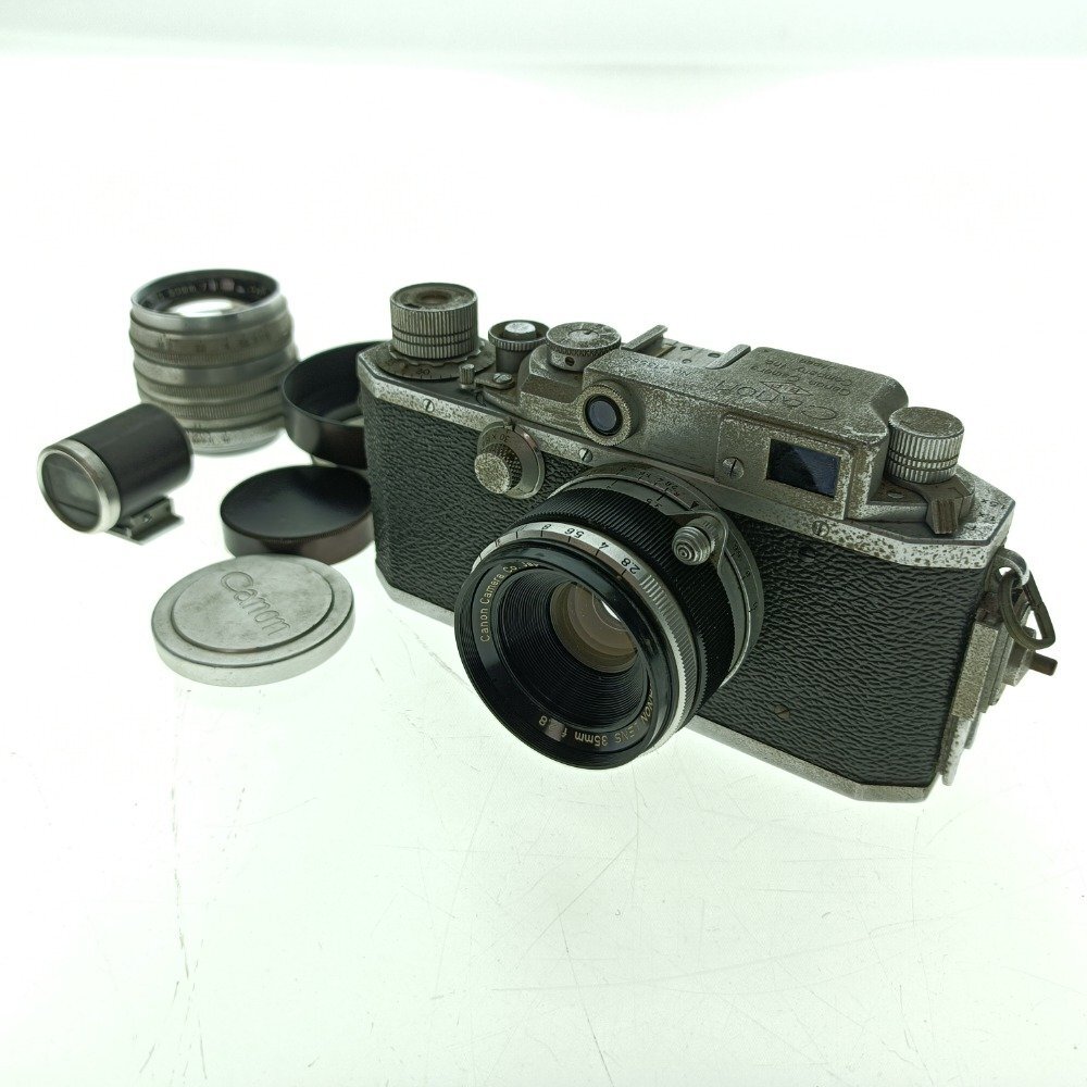 希少 CANON キャノン レンジファインダー カメラ 35 EPマーク 213550 レンズ 35mm f=2.8 昭和レトロ アンティーク ジャンク 中古拍卖
