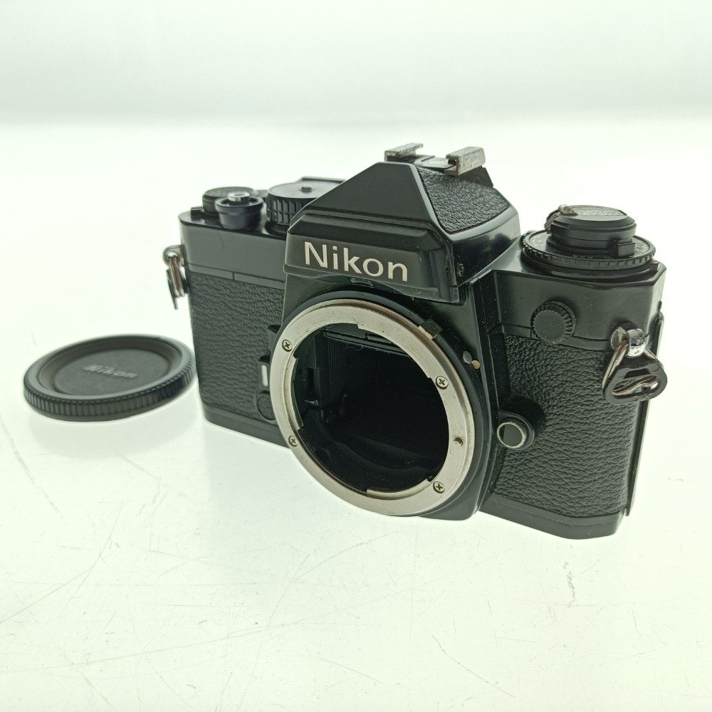 NIKON ニコン 一眼レフ フィルムカメラ FE ブラック 本体 ボディ 昭和レトロ クラシック シンプルニコン 光学機器 ジャンク 中古拍卖