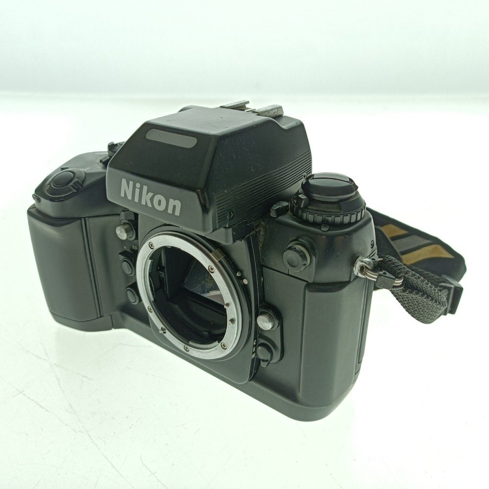 NIKON ニコン 一眼レフ フィルムカメラ F4 本体 ボディ MF-22 データパック付 レトロ プロフェッショナル 光学機器 ジャンク 中古拍卖