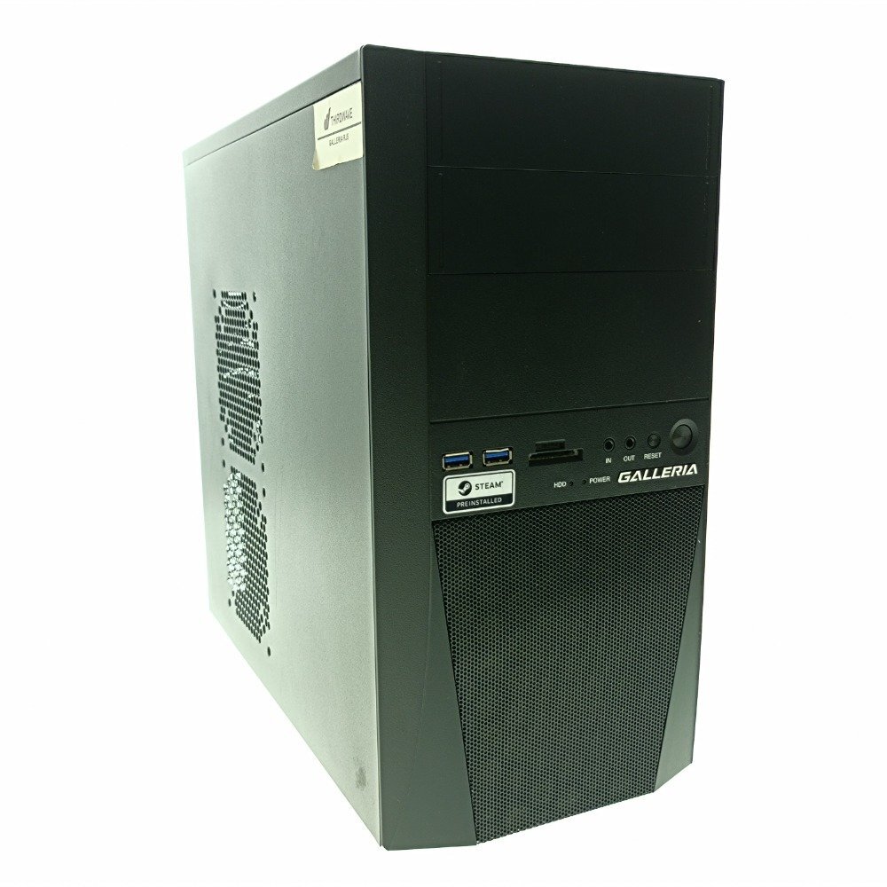 GALLERIA ガレリア ゲーミングPC Ryzen5 3500 メモリ 16GB SSD 256GB HDD 1TB Geforce GTX1660 Windows10 デスクトップ 本体 中古拍卖