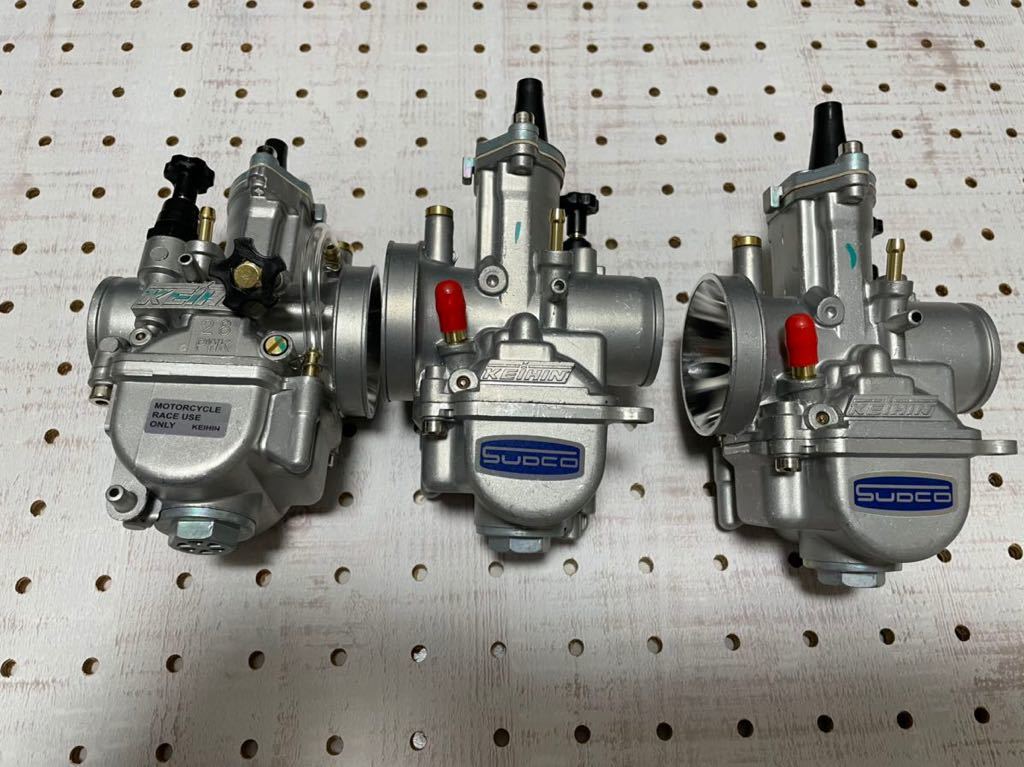SUDOCO PWK28 キャブレター 3個セット KH250 KH400 250SS 350SS 500SS GT380 GT550拍卖