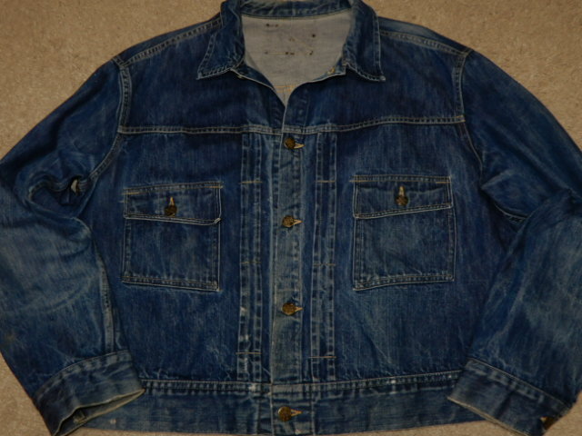 超SPECIAL 50's 【50size】 キャントバステム DENIM JACKET 濃紺 ビンテージ ( 501XX 506XX 40s 60s 501 LEVIS CARHARTT 30s 507XX Tバック拍卖