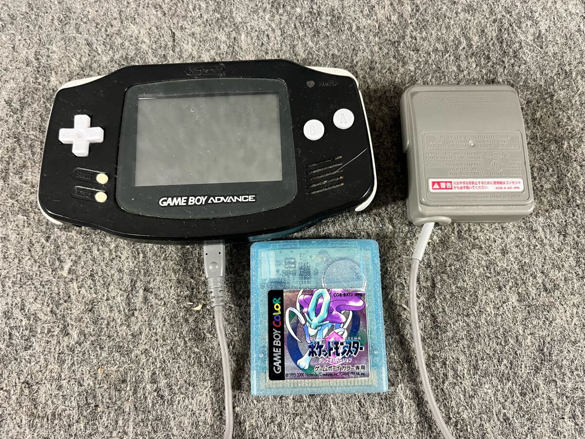 任天堂 Nintendo ゲームボーイアドバンス 本体 AGB-001 電源接続ユニット AGB-008 AGB-009まとめセット ソフト ポケモン セット 動作品拍卖