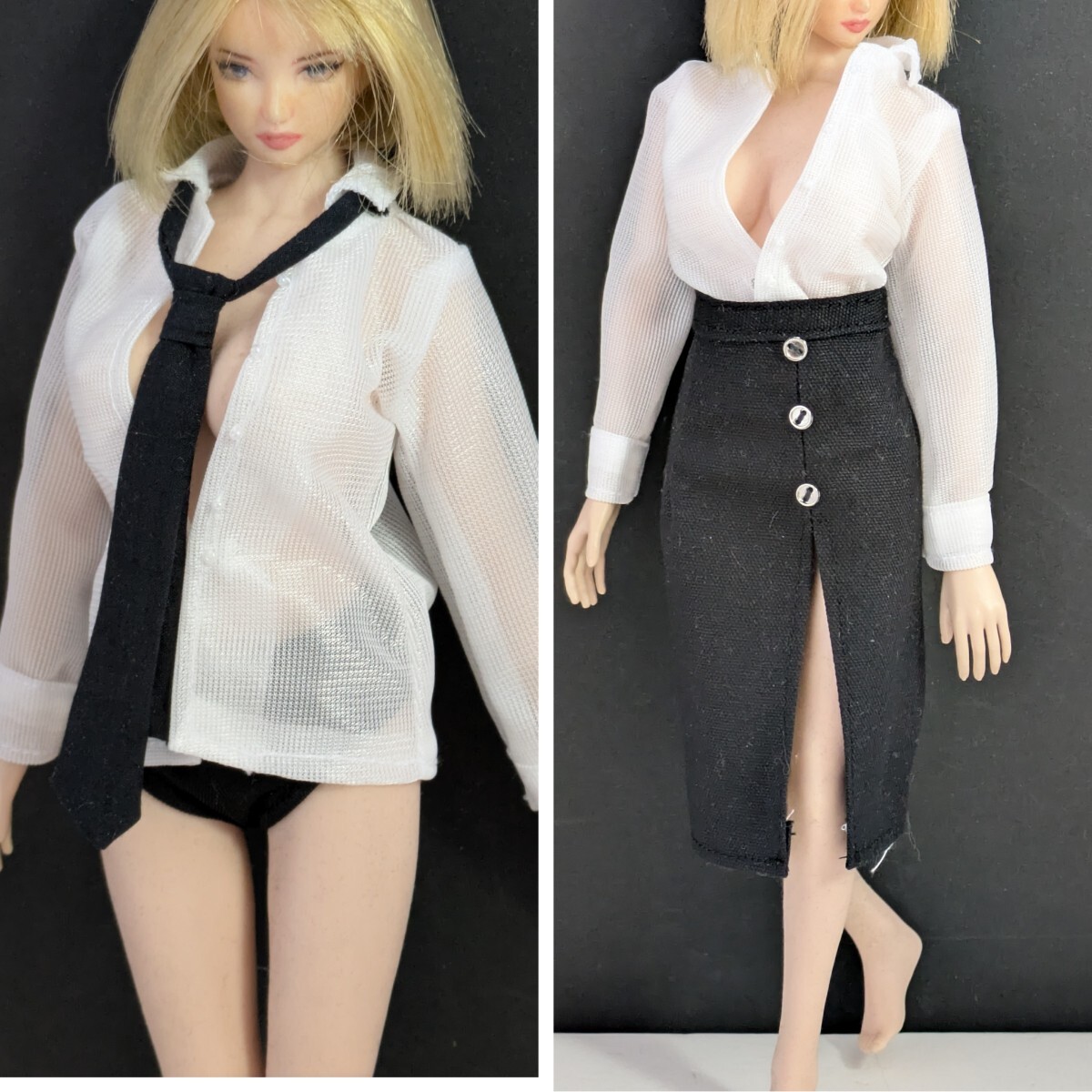 takarinn★TBLeague S07★ブラウス☆ショートパンツ&ロングタイトスカート☆セット拍卖