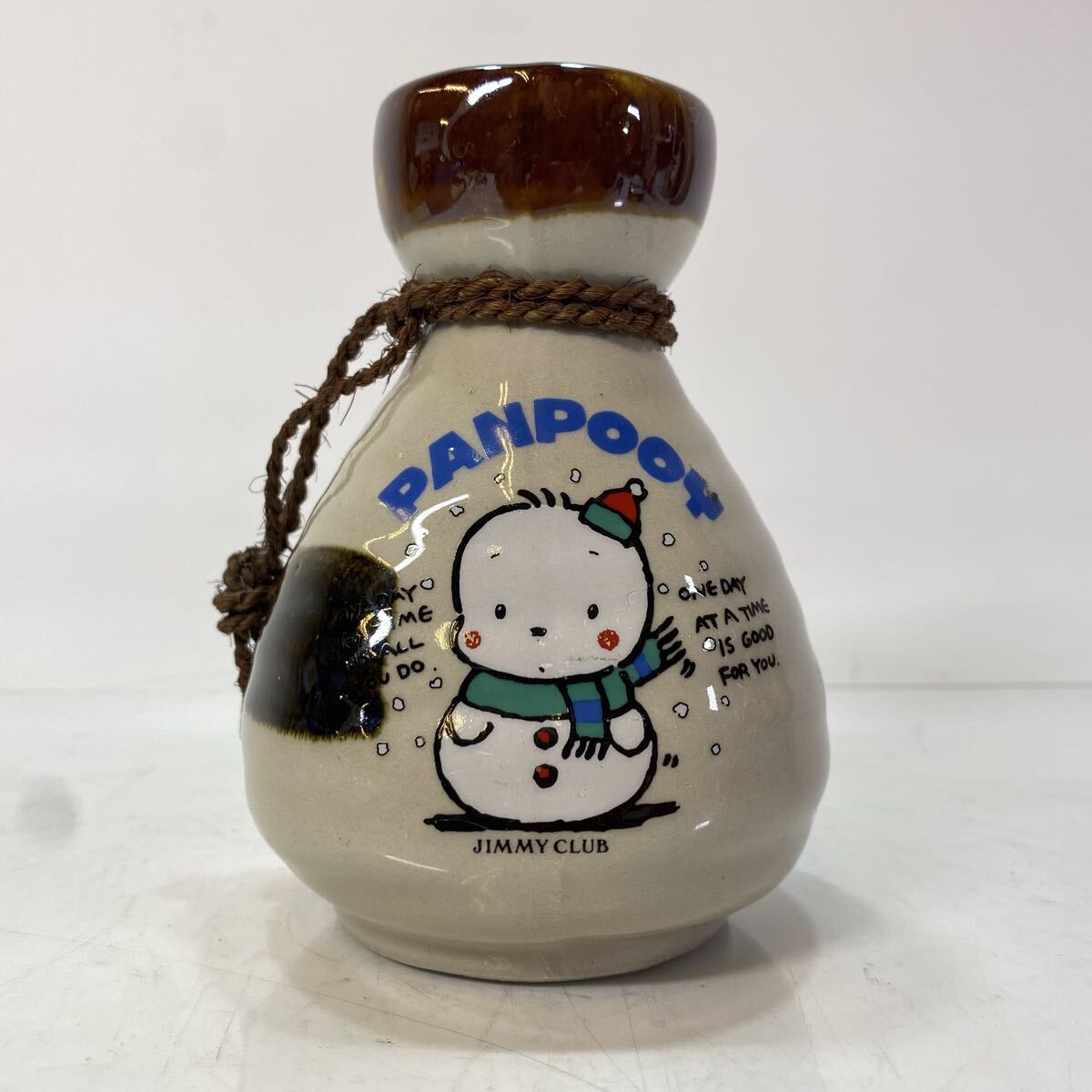 JIMMY CLUB ジミークラブ 陶磁器 徳利 雪だるま キャラクター グッズ 陶器 置物 インテリア 食器 酒器 ペン立て 一輪挿し拍卖