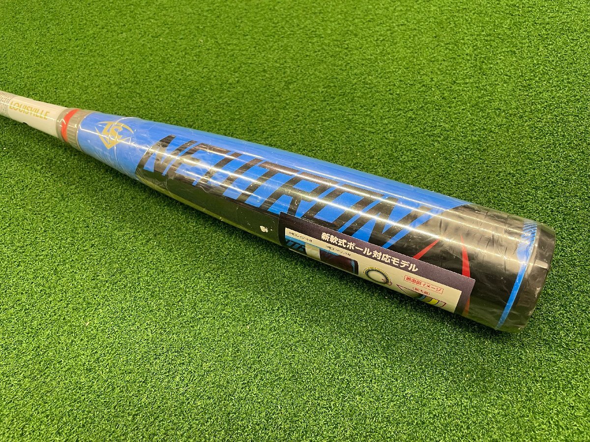 【未使用】少年軟式用バット ルイスビル ニュートロン 品番:WTLJJR19N(ブルー/ブラック) 78㎝/580g セミトップ拍卖
