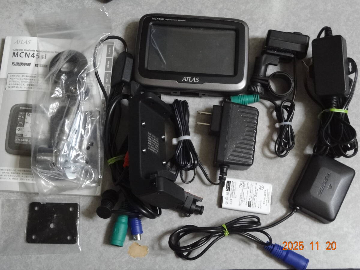 ユピテル ATLAS バイクナビ MCN45si +オプション(レーダー/コントロールスイッチ)拍卖