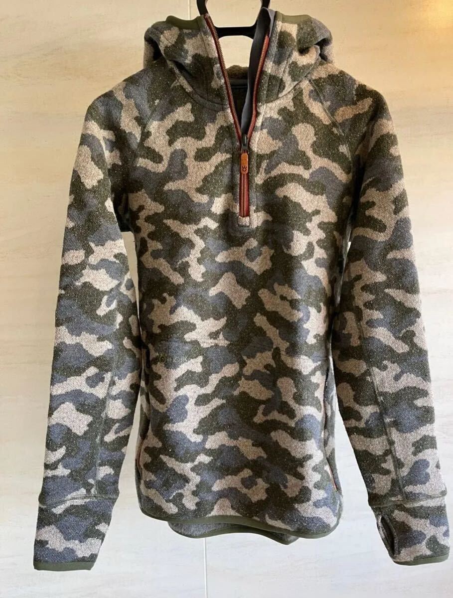 rojk ロイック ハーフジップ ウールパーカー カモフラージュ 拍卖