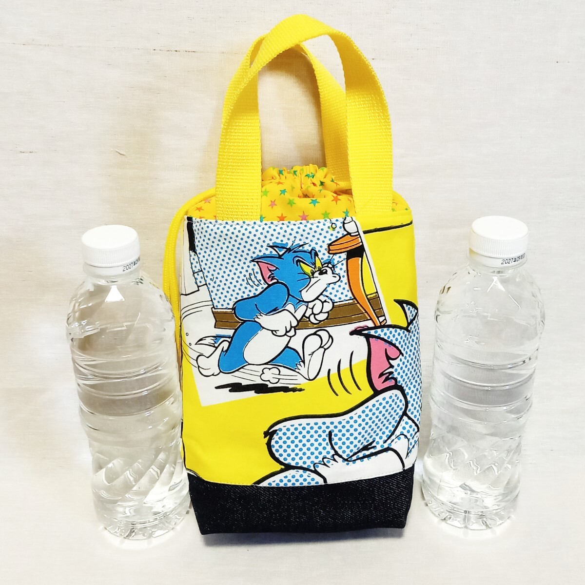 手作り☆保冷保温巾着バッグ☆トムとジェリー☆レア拍卖