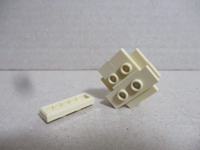 レゴ パーツ 1×3プレート 3→2 タン6個 新品拍卖