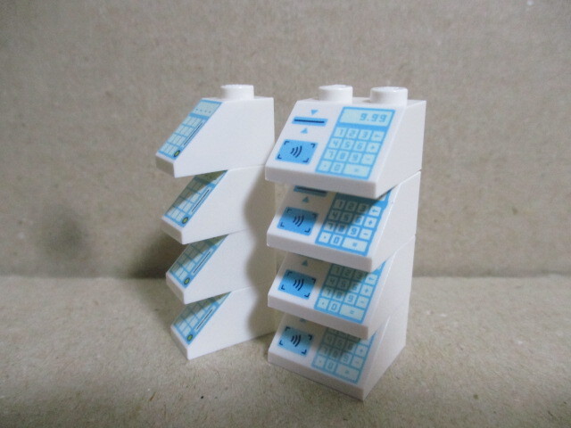レゴ パーツ プリントスロープ レジ&カードリーダー 4セット 新品拍卖
