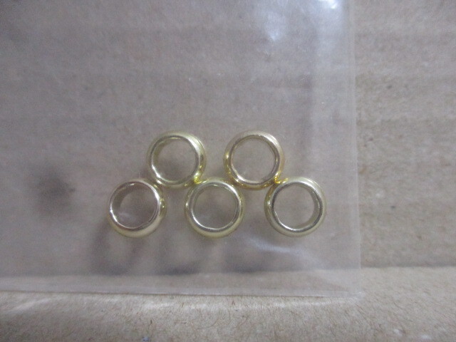 レゴ フィグ小物 指輪 クロームゴールド5個 新品拍卖