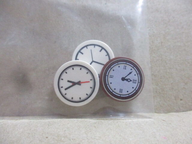 レゴ パーツ プリント丸タイル 時計3個 新品拍卖