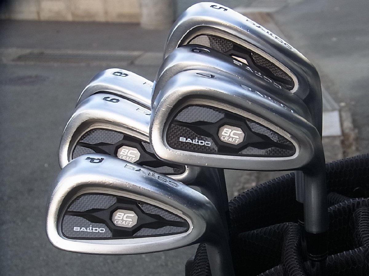 【良品】 人気の地クラブ バルド 軟鉄鍛造 BALDO 8C CRAFT NS950GH (S) #5~PW 6本セット拍卖