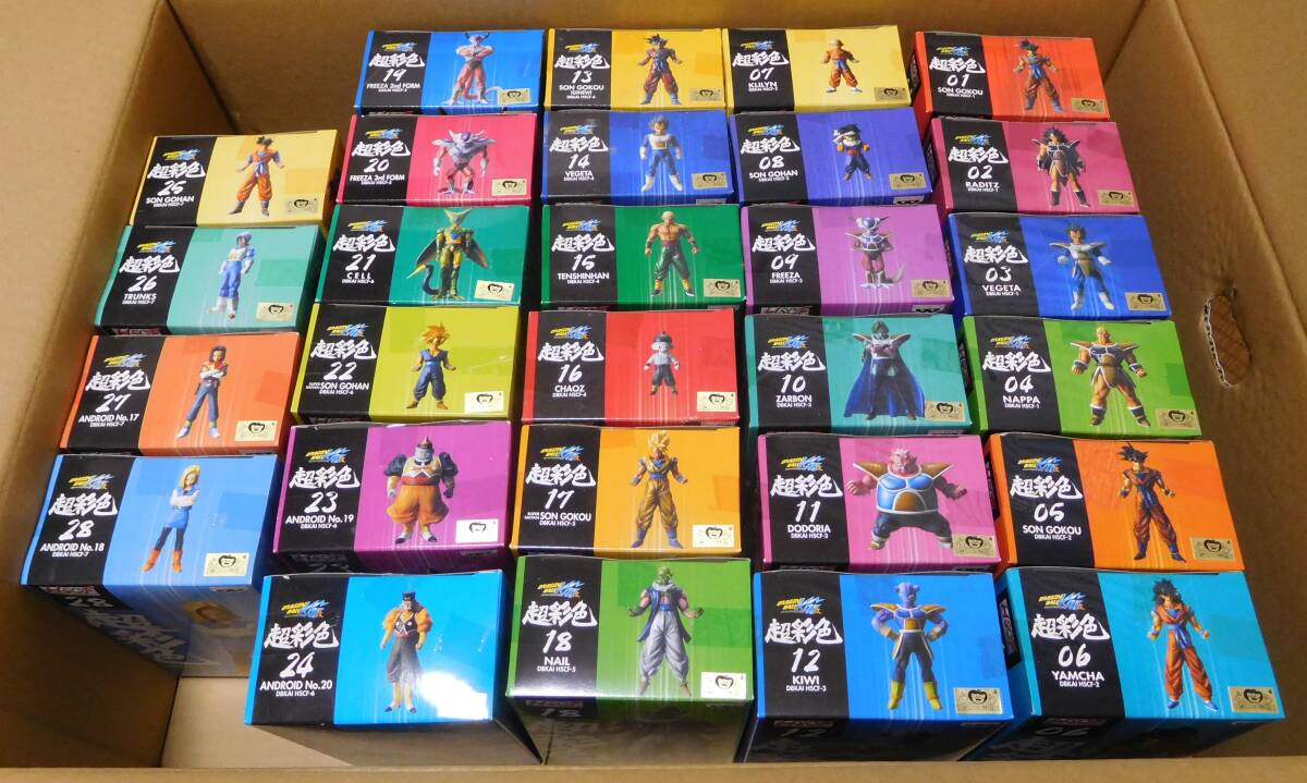 ドラゴンボール改 組立式ハイスペックカラーリングフィギュア フルコンプリート 全28種 超彩色 HSCF バンプレスト拍卖