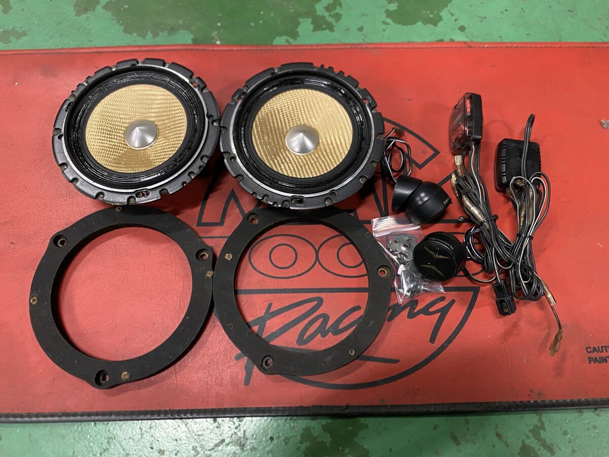 コペン L880K carrozzeria カロッツェリア TS-C016A 16センチ スピーカー ツイーター ネットワーク セット アウター バッフル付き拍卖