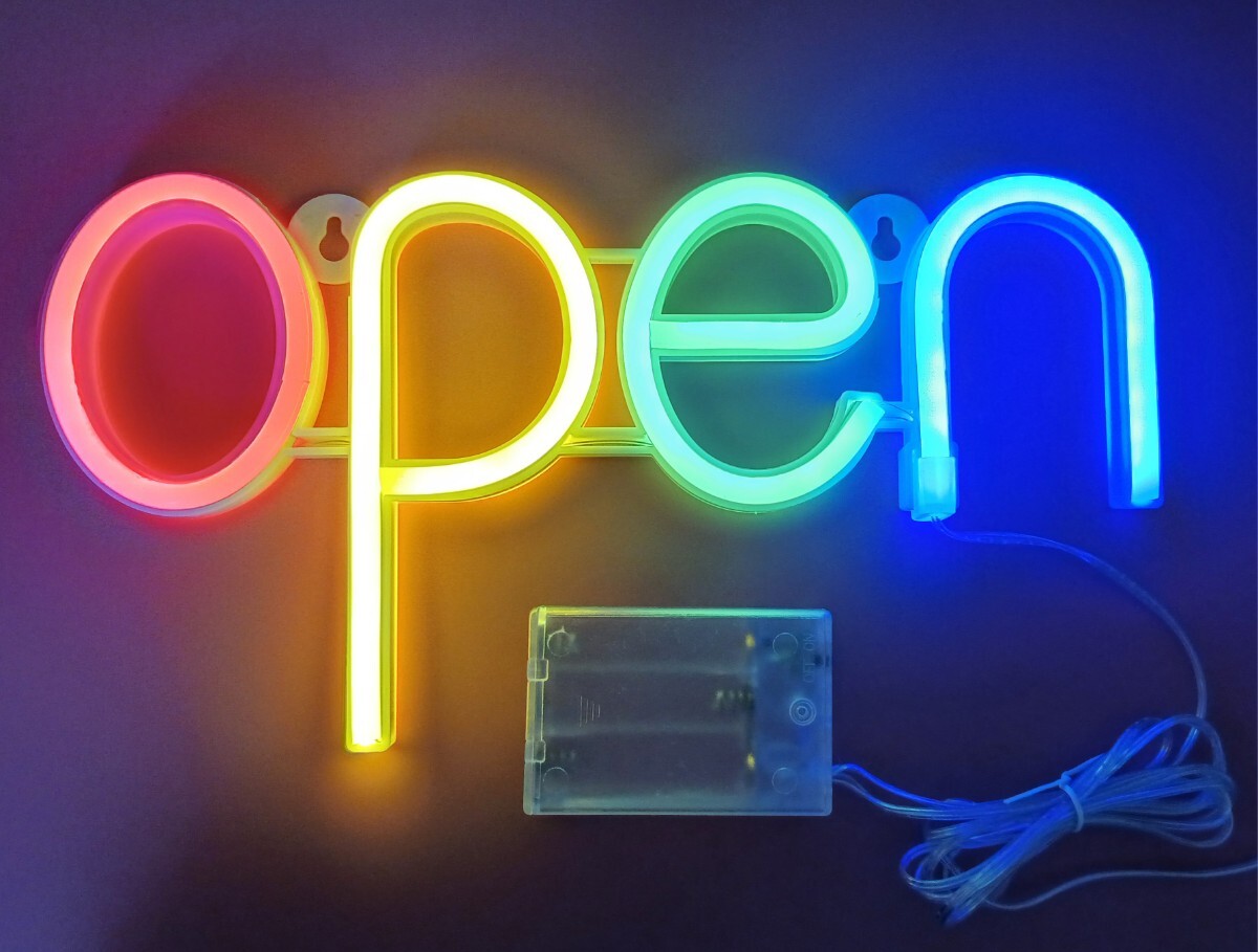 可愛い オープン OPEN サインボード お店の営業中看板拍卖