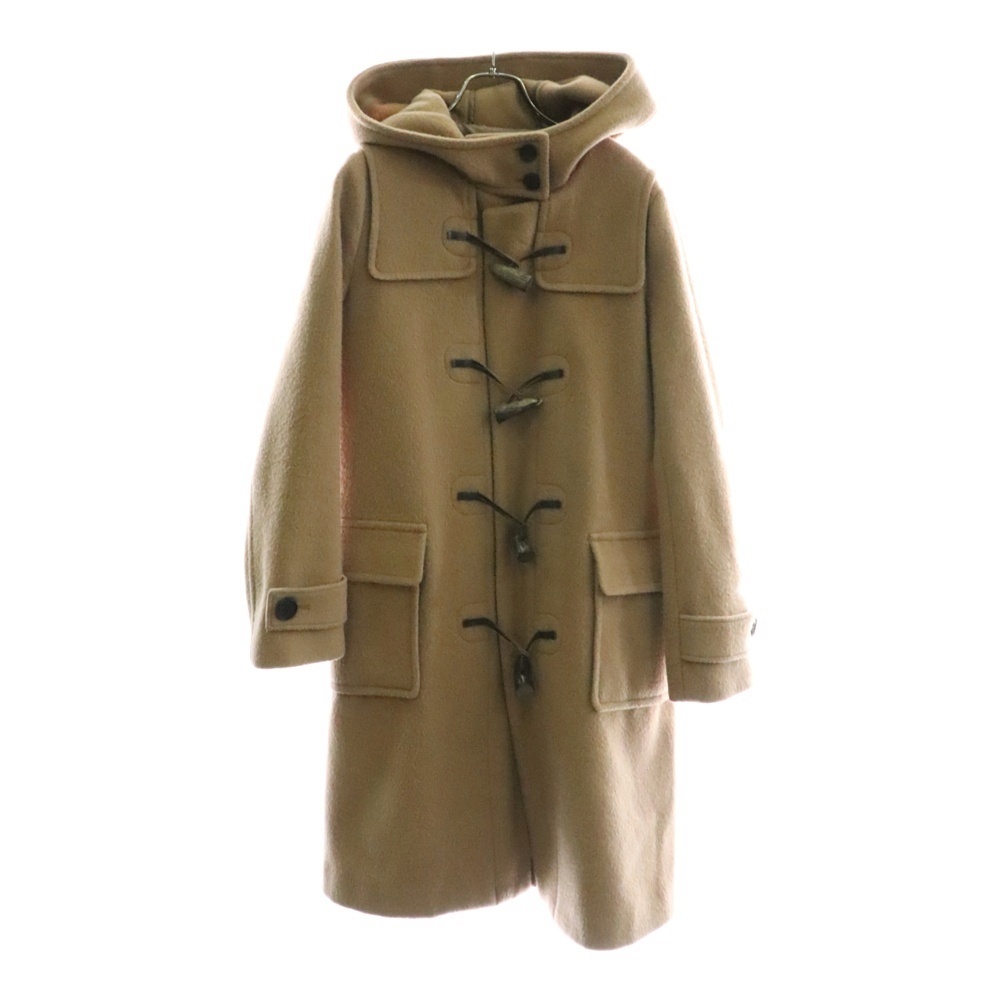 FRED PERRY フレッドペリー ウール フーデットダッフルコート ブラウン レディース F6252拍卖