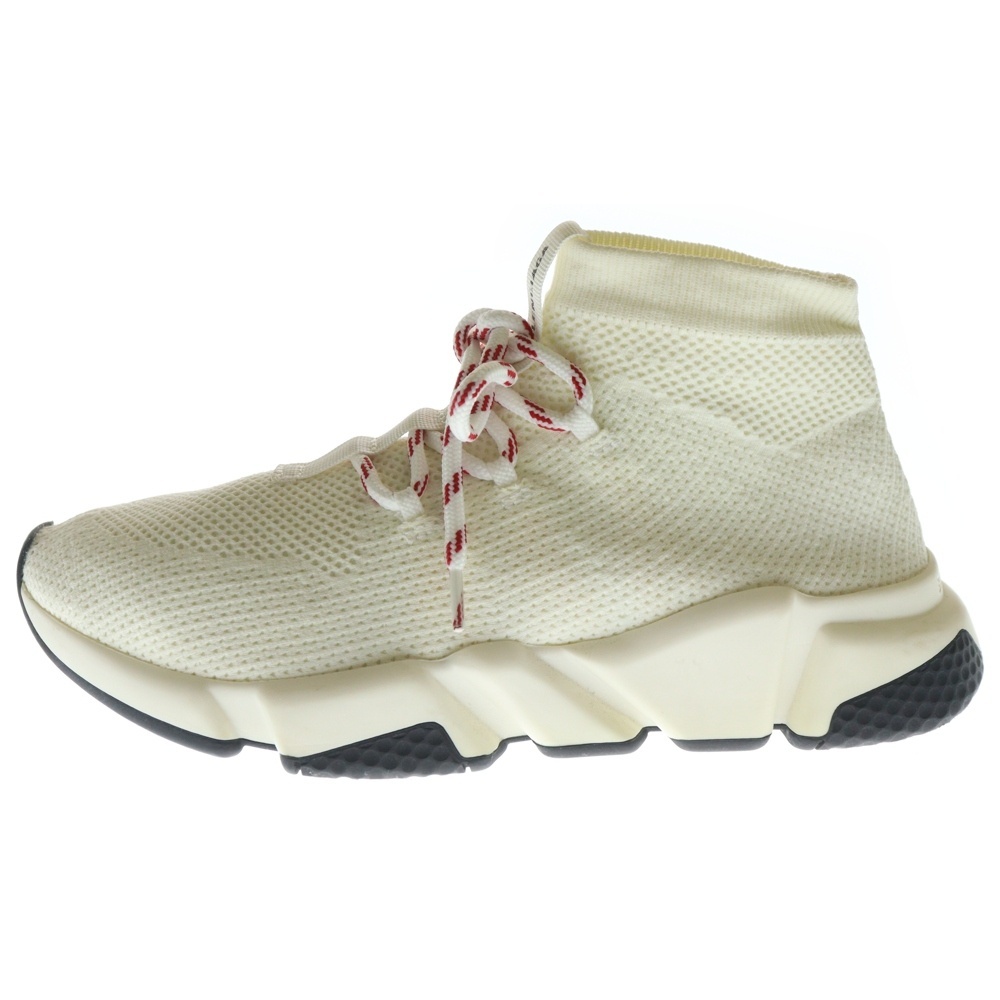 BALENCIAGA バレンシアガ Speed Lace Up Trainer スピード レースアップ トレーナー ソックススニーカー アイボリー レディース 517319拍卖