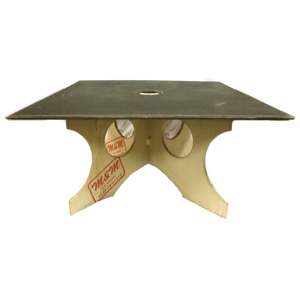 m&m エムアンドエム Low Table 3ピース カスタム ペイント ウッド ローテーブル ブラック/ベージュ拍卖