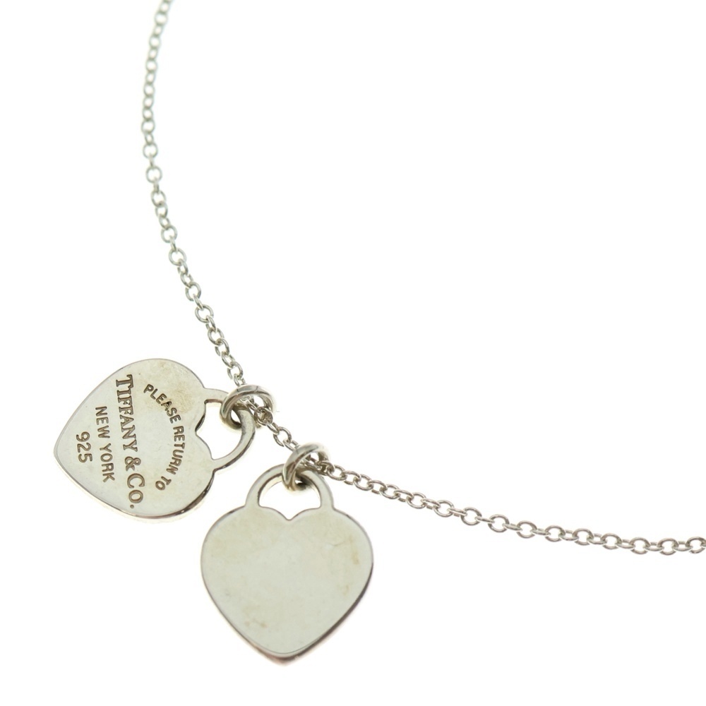 TIFFANY & Co. ティファニー リターン トゥ ダブルハート ネックレス ペンダント Ag925 SV シルバー拍卖